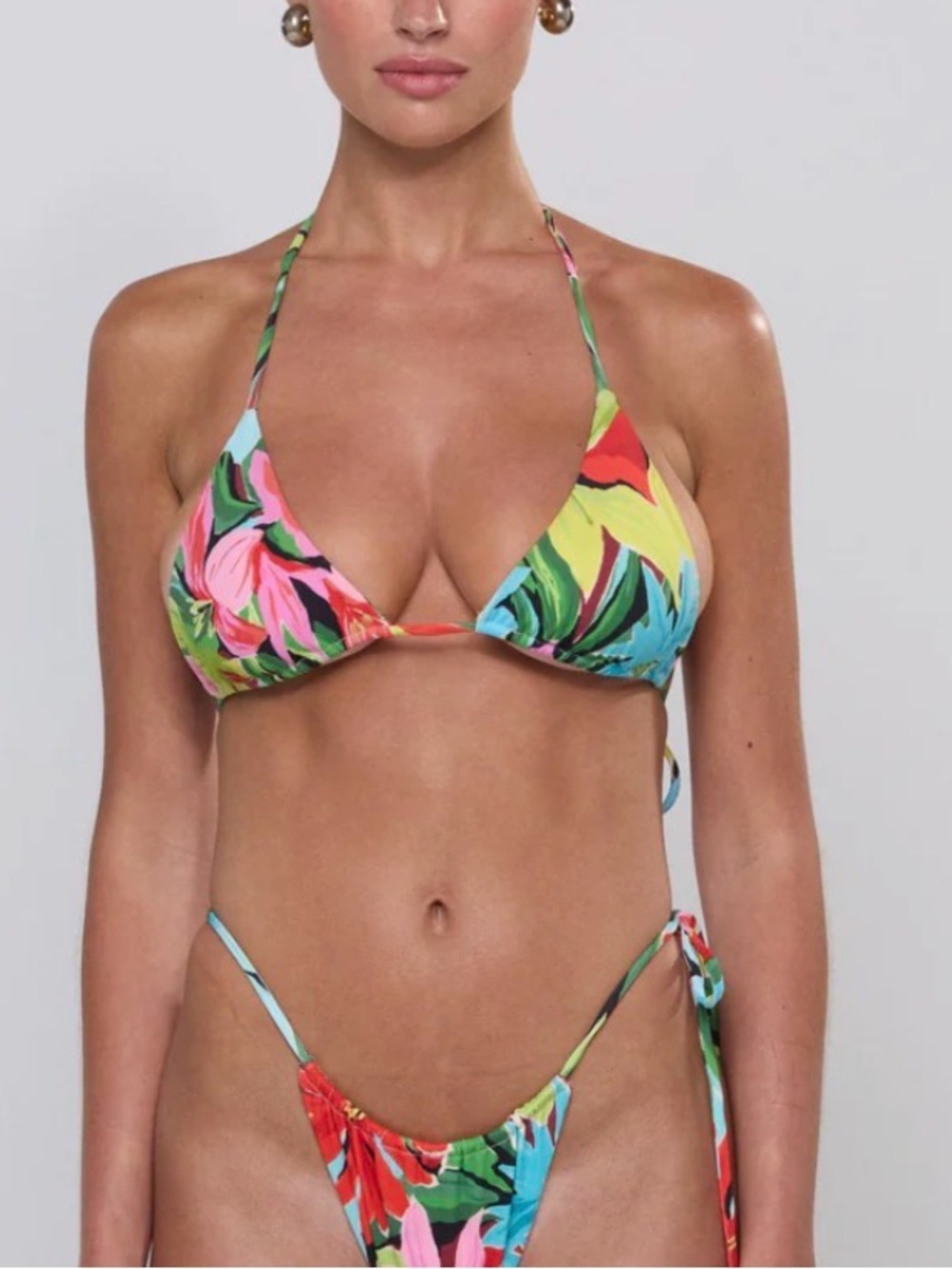 RESA Swim Kyle Bikini Top in Tropicana
